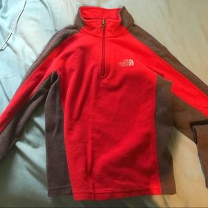 Boys north face quarter zip